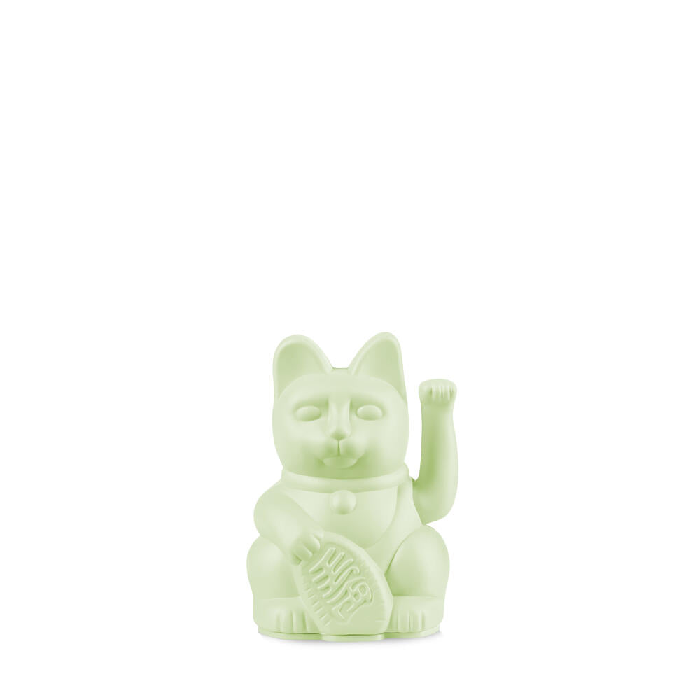 Maneki-Neko kat, mini - pastelgrøn